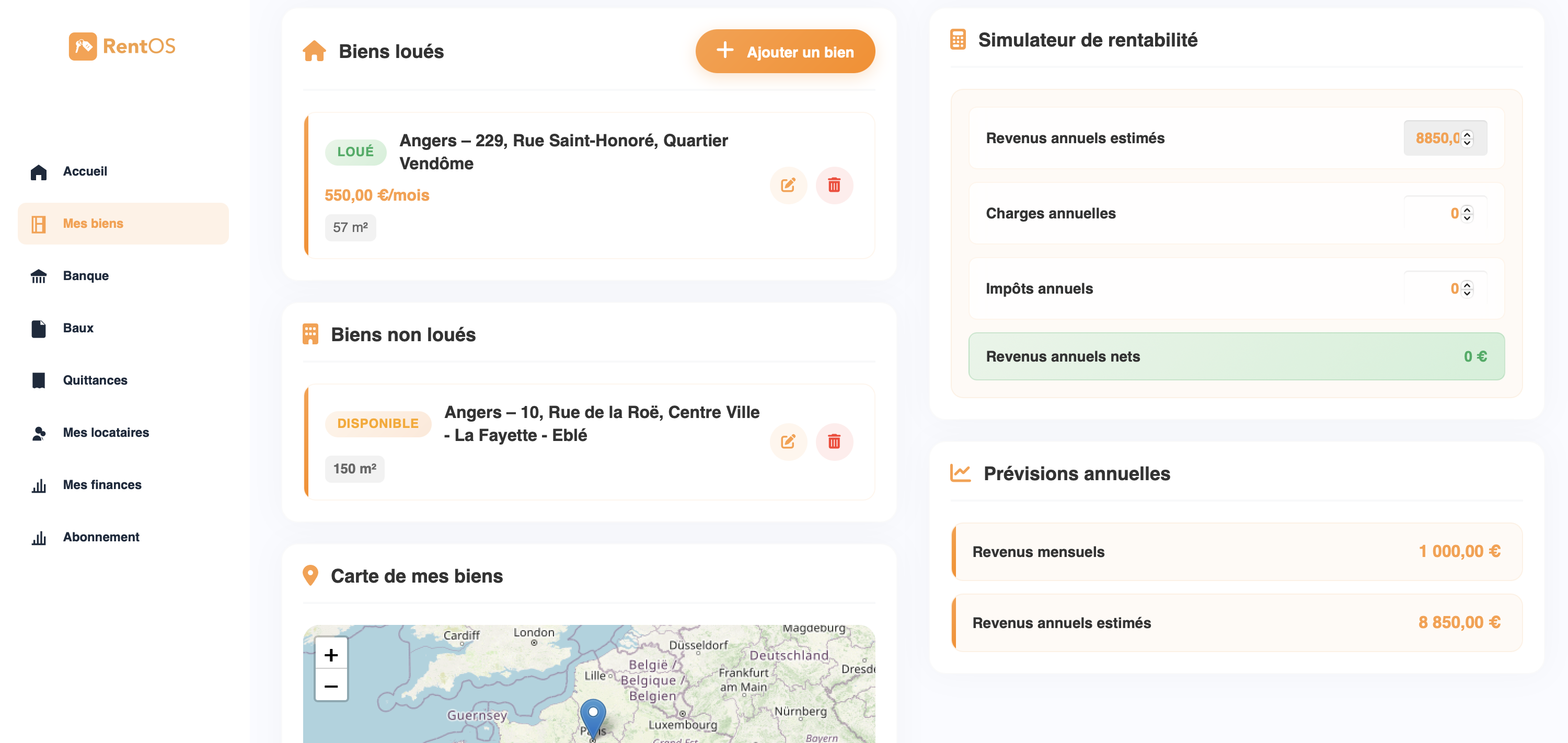 Portail locataire
