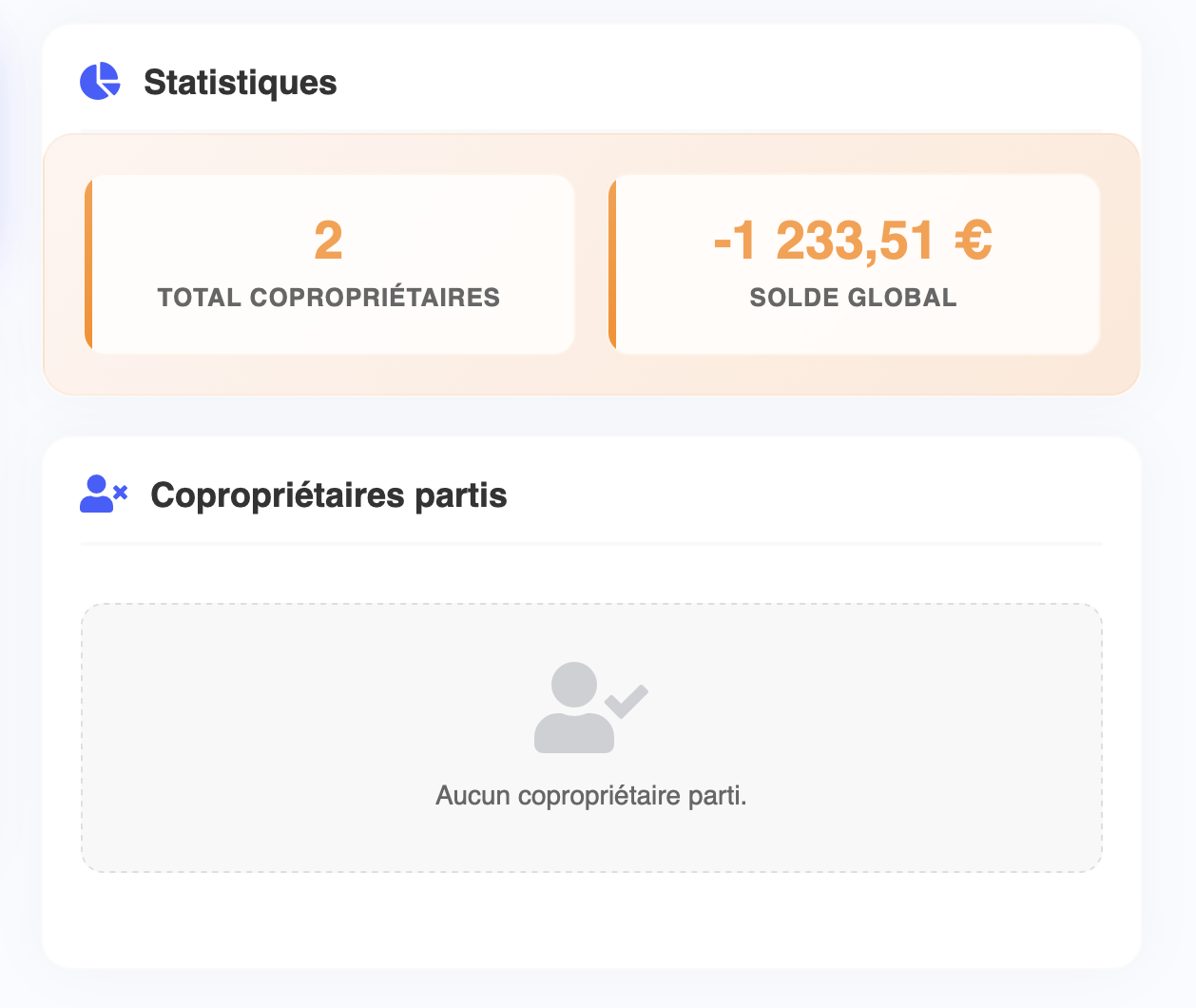 Gestion des copropriétaires